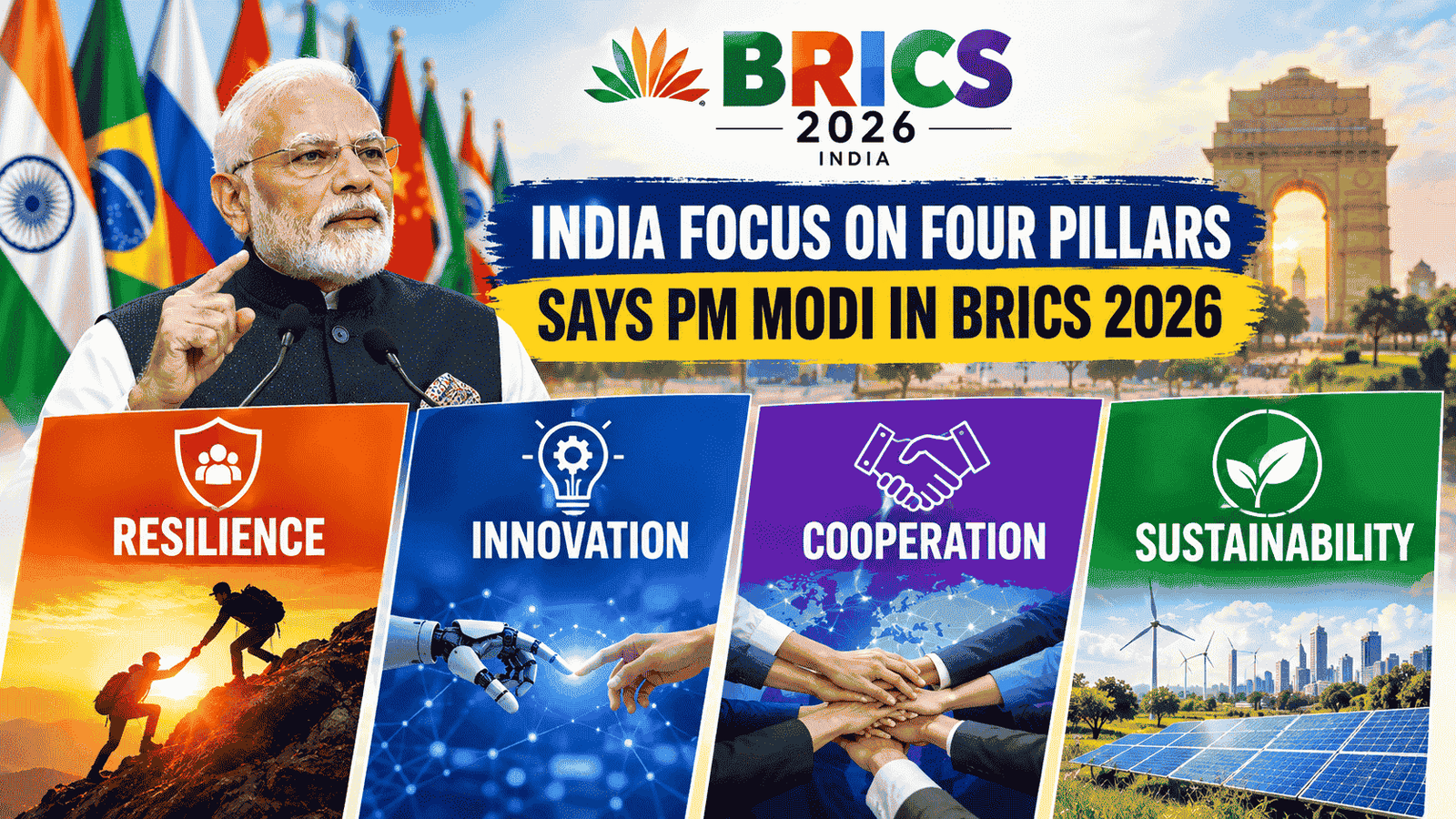 New Delhi Declaration : Key Outcomes of BRICS Summit 2026 and India’s Vision for a Multipolar World