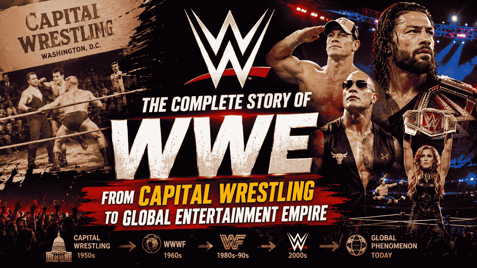 The Complete Story of WWE : From Capital Wrestling to Global Entertainment Empire