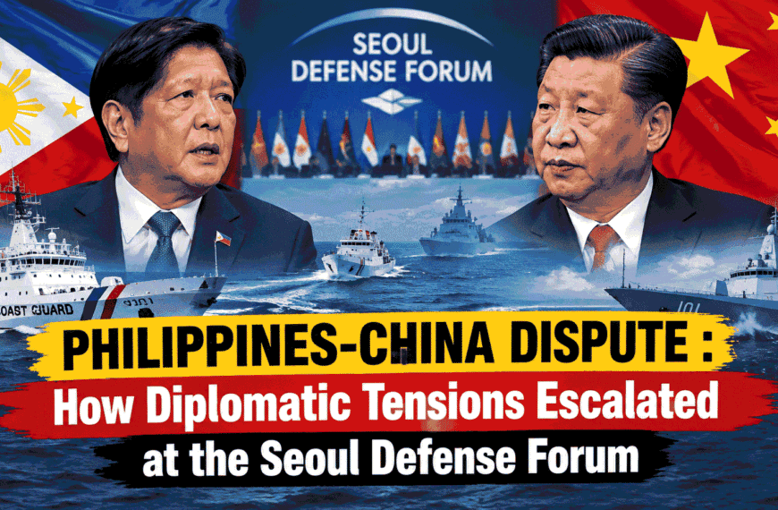 Philippines-China Dispute : How Diplomatic Tensions Escalated at the Seoul Defense Forum